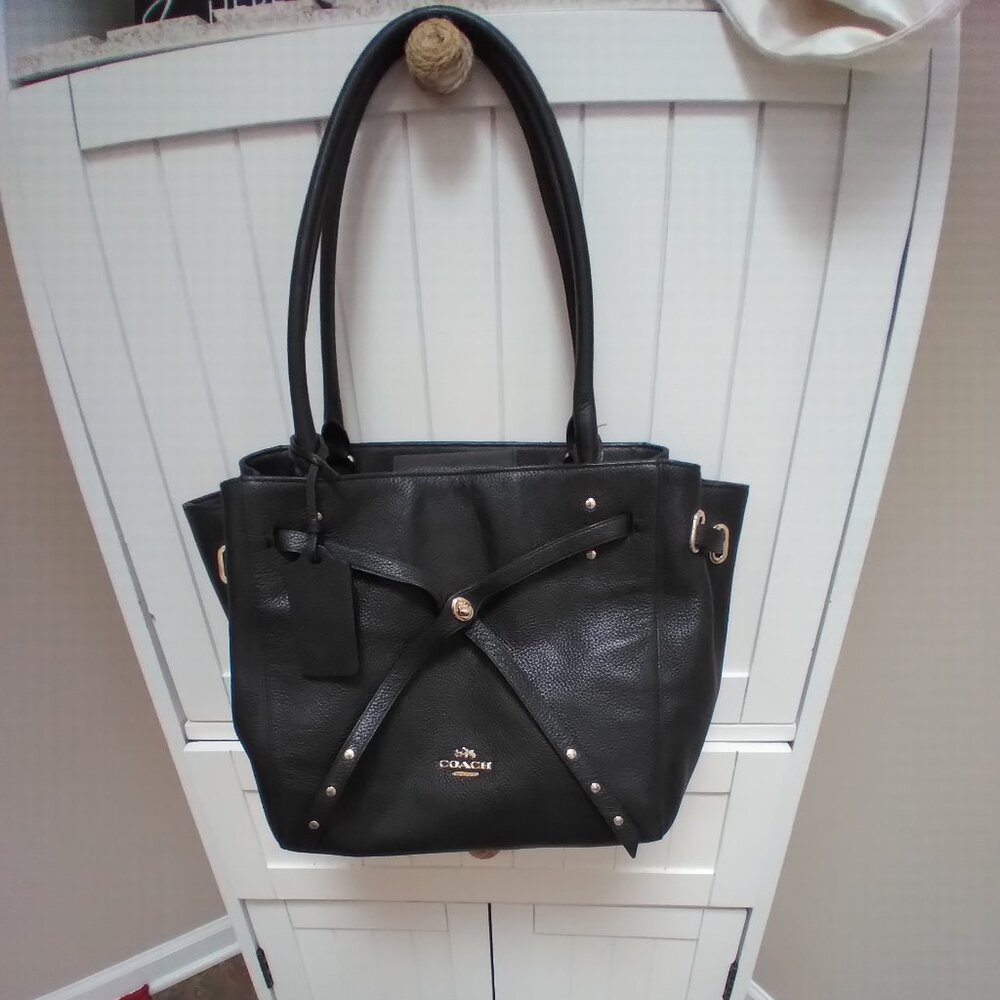 Coach Black Leather Purse